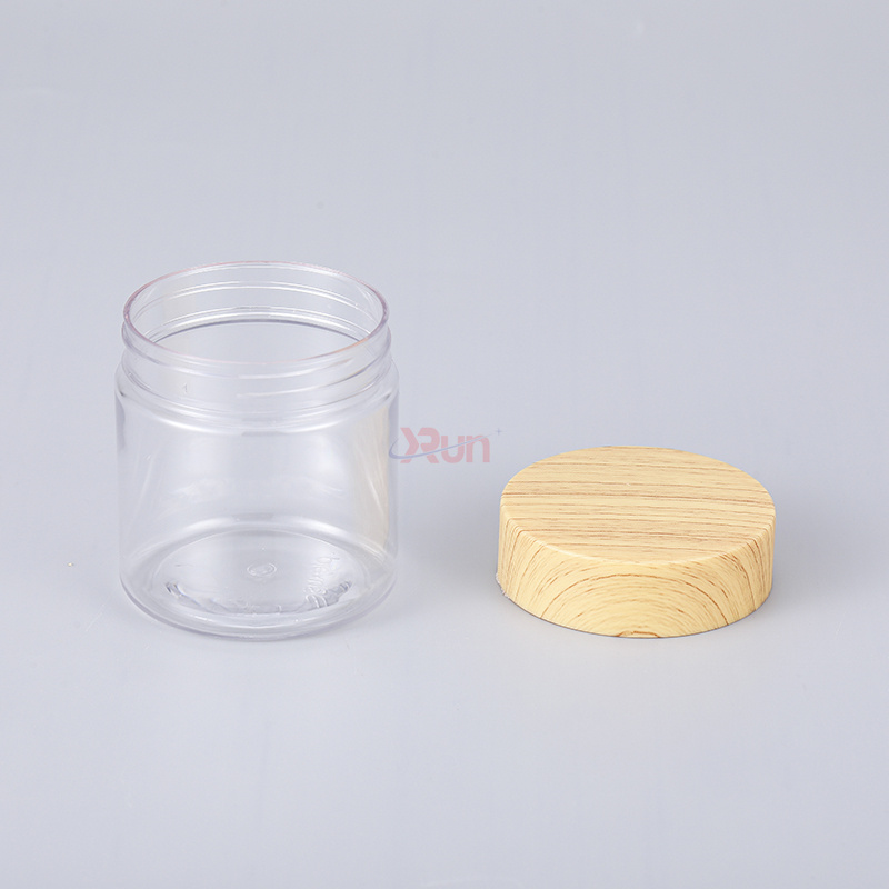 These airtight plastic jars for preserving act as a robust pet plastic jar utilizing a high-torque twist off cap and an Aluminum foil liner.